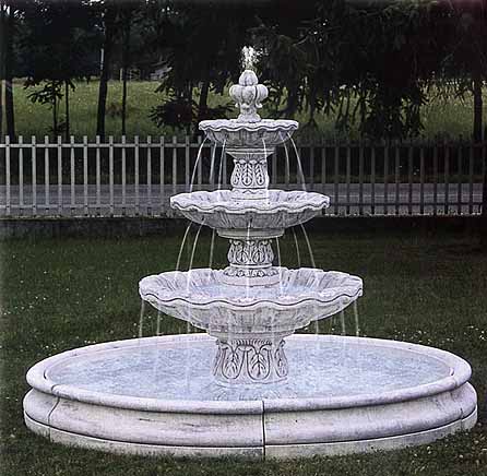 Italian Fountain with Pool